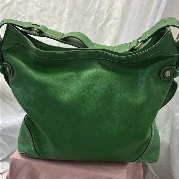 Vintage Michael Kors Vibrant Green Leather Bag - Picture 10 of 10